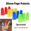 Protetor de dedo de silicone capa de manga anti-corte resistente ao calor mangas de dedo ótimas ferramentas de cozinha