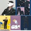 Pigiama casual da donna pigiama set KPOP BT Arredamento per la casa Pantaloni buona giornata Carta Abbigliamento Harajuku