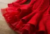 Vestidos da menina manga longa meninas vestido de inverno para 3-8 anos de malha camisola outfits vermelho vestido de festa de natal para meninas crianças traje 231204