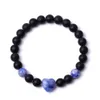 8mm hématite perles emmêlées pierre naturelle Rose Quartz topaze oeil de tigre Agate coeur Bracelet hommes femmes Yoga guérison équilibre Bracelet