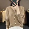 Women's Knits 23 Summer Solid Color V-Neck Knitted Sun Protection Cardigan Ice Silk With Shawl Loose Everything Thin Coat