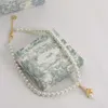 Collier en Zircon plaqué or 18 carats pour femmes, bijoux à la mode, perle, tour Eiffel, nouvelle collection 2023, offre spéciale