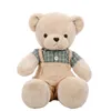 Pluszowe lalki 80 cm wielki rozmiar Kawaii Teddy Bear Doll Toys Piękny miękki zużycie Skir Pchanie miłośników zwierząt dla dzieci Prezent urodzinowy 231204