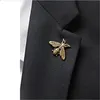 Pins Brooches fashion exquisite cute animal insect bee men and girls lapel brooch badge brooch jewelry wholesale 231202