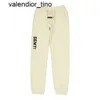 Calças masculinas novas marca de moda designer essentail masculino essen casual carta reflexiva jogging calças streetwear calças femininas