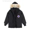 Canadá Big Down Jacket Canadian Wolf Fur Collar Parker Estilo Hombres Mujeres Invierno Con Capucha Cálido Coatlgru 98nx