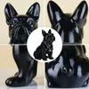 Decoratieve objecten beeldjes Scandinavische Franse Bulldog Hond Standbeeld Woondecoratie Accessoires Ambachtelijke Hars Dierenornament Beeldje Woonkamer Sculptuur 231204