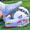 Safety Shoes Youth Long Nail Soccer Shoes Children Students Large Size Broken Nail Soccer Shoes Unisex Training Shoes 31-45# 231202