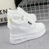 Height Increasing Shoes Casual Platform Trainers White Shoes Woman Height Increasing Shoes 10CM Heels Spring Autumn Wedges Breathable Women Sneakers 231204