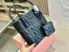 Alta qualidade bolsa de couro macio grande capacidade saco de compras bonito menina rosa minmins viagem totes designer sacos de ombro para mulheres saco de noite de luxo