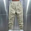 Pantalons pour hommes Pantalons de travail décontractés à la cheville Cordon de serrage confortable avec taille élastique pour
