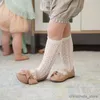 Kids Socks Children Socks For Girls Knitted Cotton Long Tube Socks Knee High Toddler Princess Socks Baby Summer Hollow Out Infant Socks