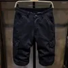 メンズショーツサマー韓国コットンカジュアル5ポイントルーズスポーツマルチポケットオーバーオール薄いジム衣料パンツY2K