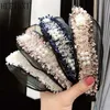 Akcesoria do włosów na nakrycia głowy Modna opaska na głowę koreańskie dorosłe kobiety Pearl Hair Band dla dziewczyn Casual Retro Hair Akcesoria