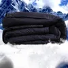 Damesbroeken Winter Pantalones Oversize 5xl Warm Moeder Eendendons Klassiek Elastisch Hoge Taille Zwart Dames Dikker Sneeuw Rechte broek