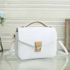 Fleur blanche Grille Imprimer Messenger Sacs Classique facteur sac à main Femmes Sac à bandoulière Sac à main Lady Paris Impression fleur blanche258h