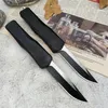 A07 Coltello automatico a doppia azione 3.5''440C Lama Manico in lega di zinco Coltelli da caccia AUTO Coltelli da caccia per campeggio all'aperto Escursionismo Strumenti di sopravvivenza per autodifesa 3300 C07 3200 533 9000