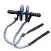 AB Rollers Fitness Abdominal Wheel Roller CrossFit Motstånd Band Ropes AB Pracing ABS Trainer Elastic Tube Gym Equipment 231104