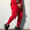 Pantaloni da uomo Chic Hip Hop Elastico in vita Abbigliamento da lavoro Cavallo profondo Uomo Fitness Casual Cargo