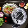 Waterflessen Roestvrij Staal Groente Fruit Droger Afdruiprek Dehydrator Salade Spinner Schoon En Fruit Groenten Centrifuge Keuken Gereedschap y231204