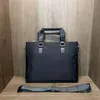 Borsa da lavoro a tracolla da uomo in 4 stili Borse a tracolla casual Borse da viaggio retrò in nylon Nero e blu HQP262300E