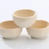 Dinnerware Sets 4 Pcs Small Wooden Bowl Simulated Kitchen Toys Tableware DIY Cutlery Child Decor