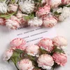 Dekorativa blommor vintage europeiska konstgjorda pion Peony Silk Fake Wedding Party Home Decoration Flower Bouquet Wreath Diy Scrapbooking