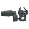 3XMAG-1 3X Mag Magnifier Scope With Mount For Tactical Airsoft Milsim With Full Markings Or Hunting Riflescope