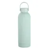 750 ml isolierte Wasserflasche aus Edelstahl, vakuumisolierte doppelwandige Flasche, 25 oz Becher mit Griffdeckel