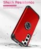 Defender Cases For Samsung S24 S23 FE Ultra A15 S22 Plus S21 A54 A14 5G A12 S21 Finger Ring Holder Magnet Car Bracket 2in1 Hard PC TPU Armor Shockproof Hybrid Layer Cover