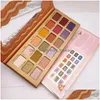 Eye Shadow Pumpkin Eyeshadow Palette Makeup 18 Color Classic Colors Spice Shimmer Matte High Quality Drop Delivery Health Beauty Eyes Dhqf5