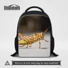 Mochila de impressão de desenhos animados para meninos design exclusivo saco de escola de insetos para pré-escolar animal borboleta jardim de infância bookbags childre245k