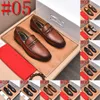 Office Men 24Model Designer Kleiderschuhe große Größe 45 Slip auf Luxus formelles lässiges Geschäft Oxfords spitzte Zehenmenschen Hochzeit schwarz blau