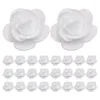 Flores decorativas 50 Pcs Rosa Simulação Cabeça Noiva Acessórios de Casamento Falso Espuma Artificial