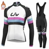 Cycling Jersey Sets LIV Cycling Clothing Winter Thermal Fleece Bicycle Cycling Jersey Set Lady Ropa Ciclismo Long Sleeve Mountain Bike Clothes 231204