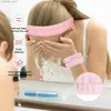 Hoofddeksels Haaraccessoires 3 stuks Mode Microfiber Wassen Polsbandjes Scrunchies Gezwollen Hoofdband Spa Bubble Hoofdband voor Wassen Q231204