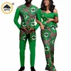 Casual Dresses African For Women Matching Couple Outfits Men Jackets Coats And Pants Sets Dashiki Suits Outwear Wedding Y23C008