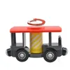 ElectricRC Track Kids Bateria Conjunto de brinquedos de trem elétrico Trem de madeira compatível com trilhos de madeira Brinquedos educativos infantis presentes 231204