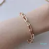 Bracciale rigido a catena a maglie Sottile e spesso a forma di U Love Designer orologi Donna Uomo coppia stilista watche Matrimonio di alta qualità 257k