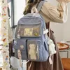 Zaini coreani di grande capacità Donne Kawaii Studenti Borsa Preppy ITA per ragazze adolescenti Borse da viaggio scolastiche dolci impermeabili 211026261l