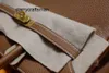 Borse in vera pelle Serie manuale completa 30 cm Togo Pelle Oro Marrone Fibbia in oro Cucitura a mano femminile portatile