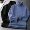 Herren Hoodies Sweatshirts Männer Thermo-Unterwäsche Tops Fleece Verdicktes T-Shirt Slim Bottom Warme Kleidung Herbst Winter Thermo Pullover Langarm Base Tee Q231204