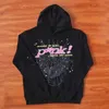 Мужские и женские розовые спортивные костюмы с капюшоном Spider 555555 Web Jacket Толстовка Spider 555 Young Thug Sp5der Комплект уличной одежды IOA1