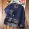 Maglioni da uomo Maglione di velluto autunnale Cardigan Top Moda Capispalla ispessito Giacche casual larghe Uomo Soprabito Abiti maschili