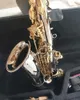 Nuovi arrivi Sassofono contralto A-W037 Chiave in oro placcato nichel Sax super professionale di alta qualità