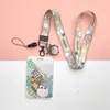 Groothandel 50 set Cartoon MY BUUR TOTORO PVC Kaarthoes Student Campus Hangende nektas Mobiele telefoon riemen Charms Houder Lanyard ID-kaarthouders Sleutelhanger Cadeau 2023