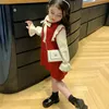 女の子のドレス秋の冬の韓国カワイイ甘い女の子ドレス