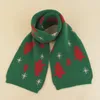 Sjaals Herfst Winter Kinderen Gebreide Kerstboom Sjaal Meisje Kind Mode Warme Gebreide Wrap Jongen Baby Breien Halsdoek Baby Uitlaat 231204