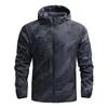 Men's Jackets Portable Lightweight Jacket Windproof Hooded Cycling For Men Spring Autumn Motocross Mtb Coat With Long Sleeves