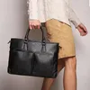 Портфели Мужские портфели из натуральной кожи Сумка для ноутбука 14 дюймов Мужская офисная деловая сумка Messenger 231204